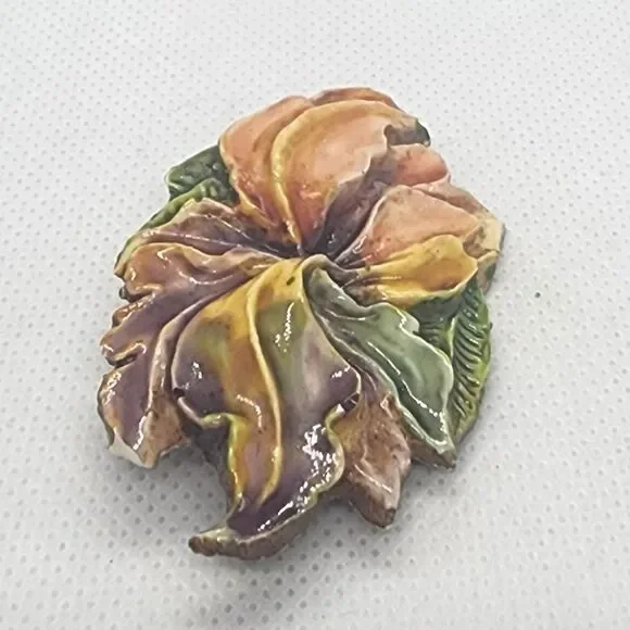 Vintage West Germany Flower Brooch